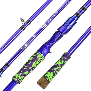 Inshore Saltwater Fishing Rods, 7-Foot Spinning Rods and Casting Rods with EVA Handles