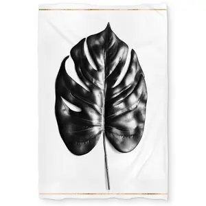 Begin Home Decor C1DCTSW0K1M4SU Split Leaf Philodendron Twin Size Duvet Cover - Minimalist Home Decor
