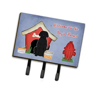 212 MAIN Black Labrador Metal Wall Hook - Carolines Treasures Dog Themed Home Decor Hanger, Ideal for Leash, Key Storage