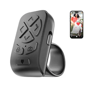 Wireless Scrolling Ring Remote for TikTok YouTube Instagram Shorts, Page Turner for Kindle App, Camera Shutter Remote Control, Compatible with iPhone iPad Android Phone & Tablet