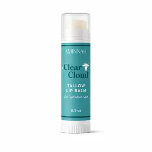 Clear  Cloud  Beef Tallow Lip Balm, beef tallow lip balm , orange flavor lip balm