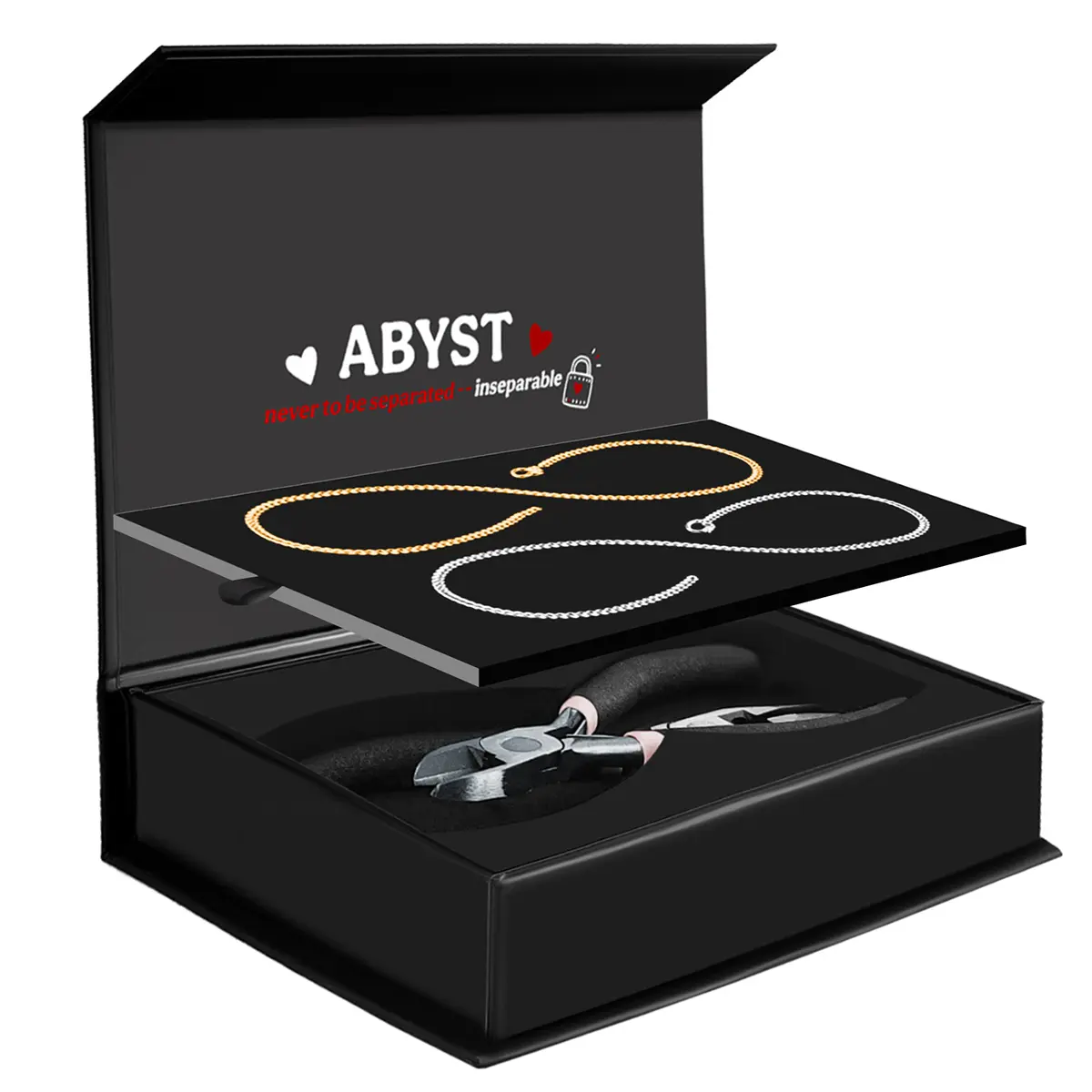 【Official Product】Unisex Permanent Couples Bracelets with Special Clasp - Perfect Date Night Gift for Anniversary and Birthday Fashion Graduation season couple commemorative gifts