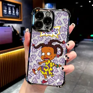Phone Case - Popular Rugrats Phone Case Compatible with Iphone 17,16, 15, 14, 13, 12, 11 Pro Max, Plus,Samsung Galaxy S26 S25 S24 S23 S22 Featuring a Transparent Soft Back for Drop Protection