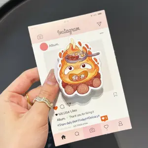 Cute Cartoon Phone Grip, Kawaii Character Phone Holder, Funny Anime Aesthetic Phone Stand, Cute Phone Accessory Gift