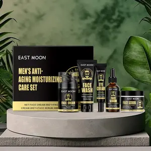 Men's Facial Care Set, Moisturizing & Hydrating Skincare Routine, Soothing & Revitalizing Skin Treatment for Men