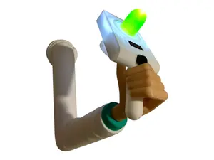 Wall Mounted Ricks Arm and Portal Gun