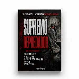 Prycken SUPREMO DEPREDADOR：Un libro sobre crecimiento, atracción, naturaleza humana, poder, estrategia—Daily Reading for Adult Men, Personal Growth, Professional Development, Strategic Thinking, and the Perfect Gift | Limited-Time Free Shipping