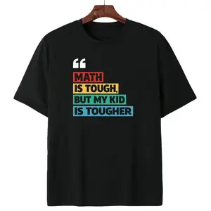 Casual Short Sleeve Crew Neck Tee For Moms Dads Of Students Back To School