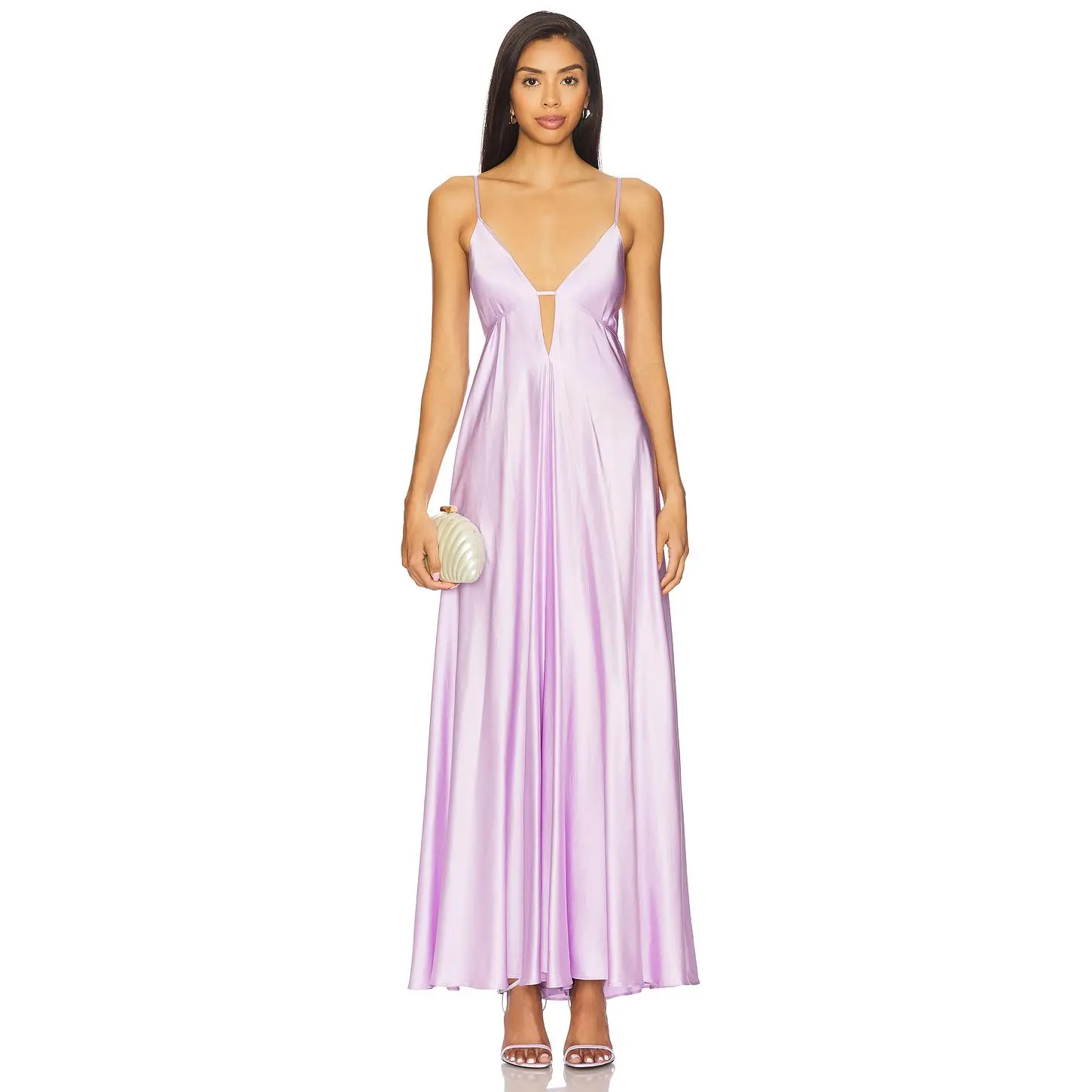 Michael Costello x REVOLVE Willow Gown in Lilac