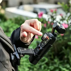 1 Pack Backpack Clip Mount for DJI Osmo Pocket 3/Pocket 4 | Extendable Rotatable Magnetic Holder - Hands-Free Vlogging, Cycling, Hi Adjustable