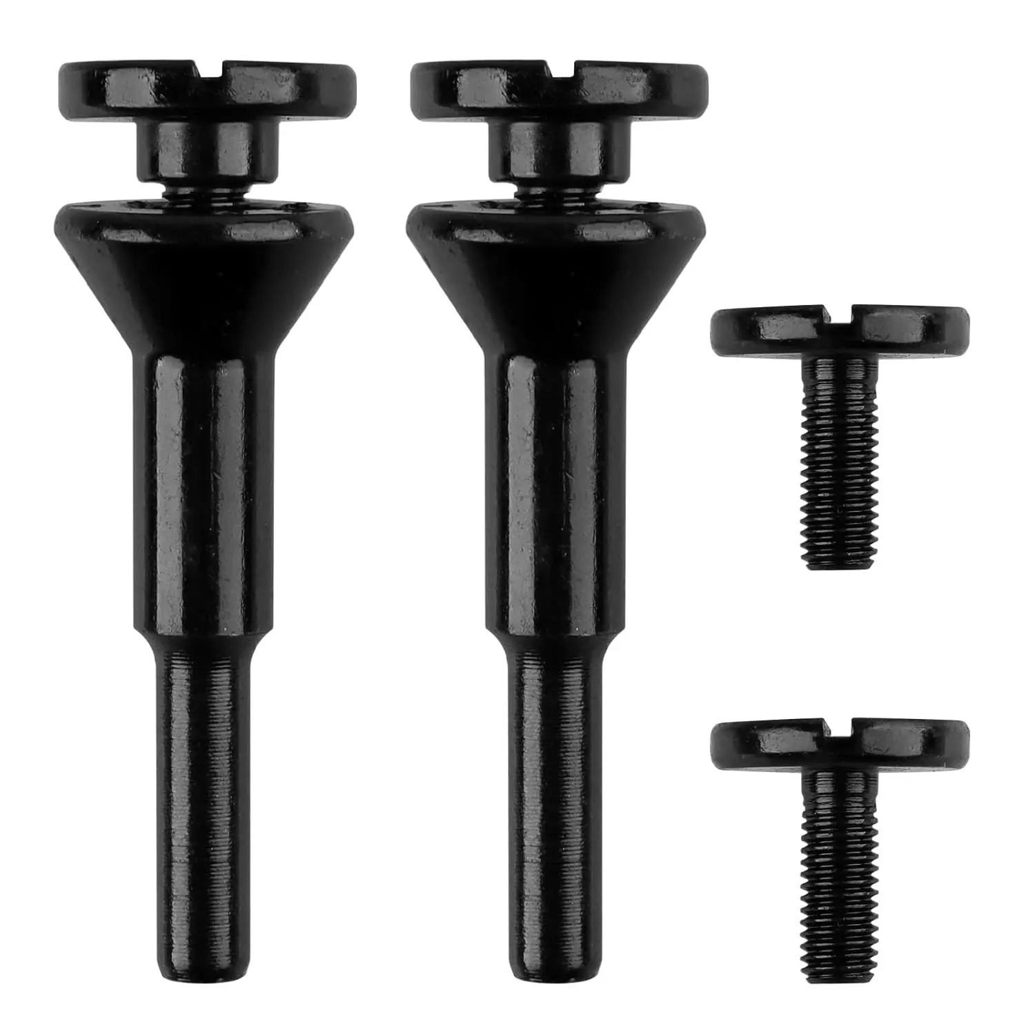 2-Pack Multi-Size Die Grinder Cut-Off Wheel Arbor, 3/8" & 1/4" Mounting Mandrel, Confidence in Quality Accessory for Enhancing Drilling and Grinding Projects, Enhances Drilling And Grinding Projects
