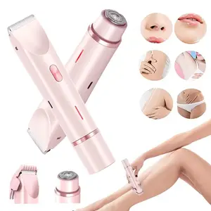 Women's Hair Removal Razor Electric Epilator Portable Pain-Free Pubic Leg Body Trimmer Bikini Underarm Legs Hair Remover