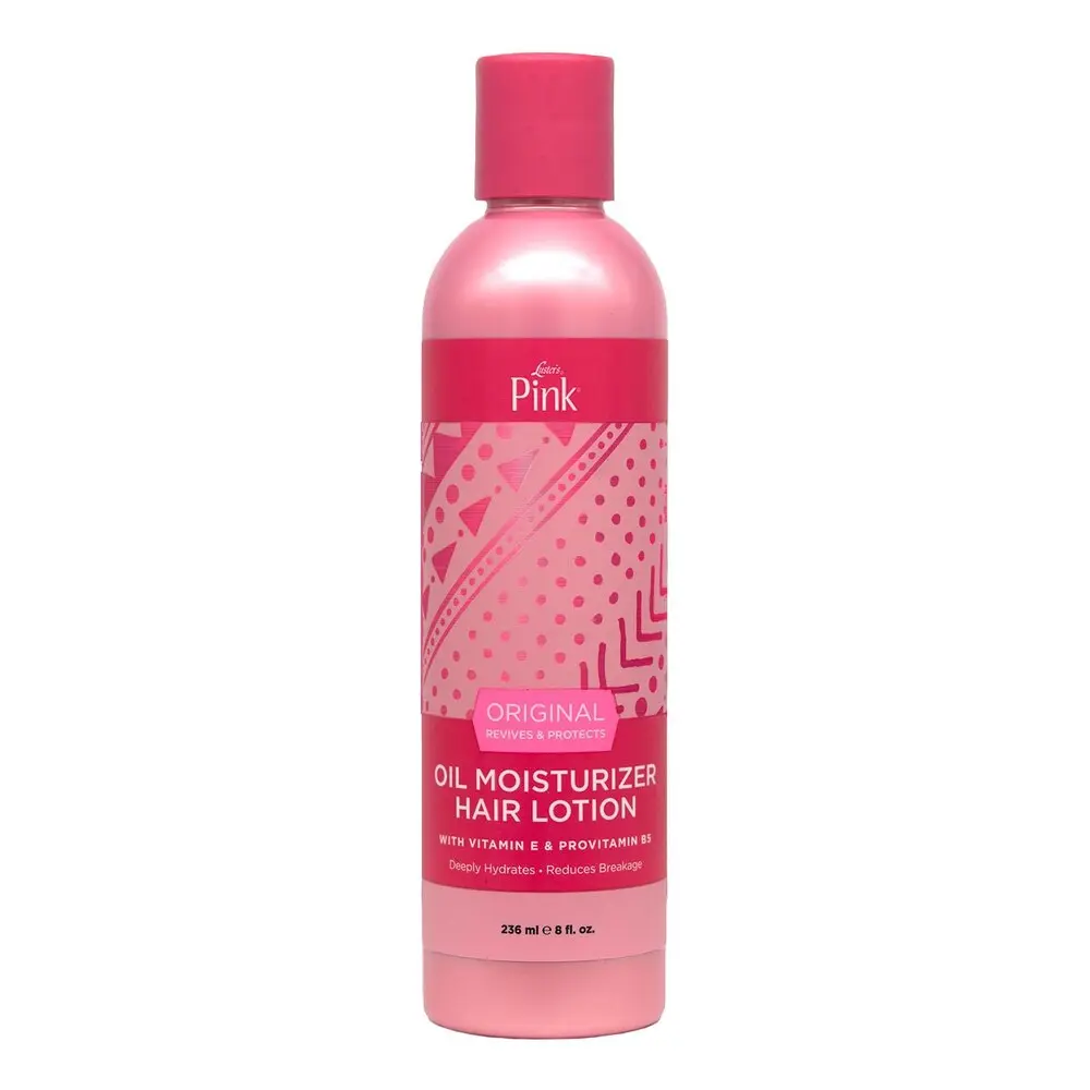 Luster's Pink Original Oil Moisturizer Hair Lotion, Hydrating Leave-In Haircare to Smooth and Soften Damaged Hair, with Vitamin E & B5, 8 oz, Moisture, Hair Care Products