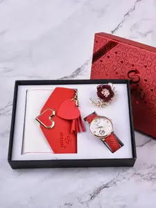 New Creative Combination Elegant Watch Fashion Wallet Brooch Set, Perfect Gift for Valentine's Day, 7th Anniversary Present Idea
