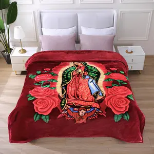 5.7 LB Weight balnket,2 Ply Reversible Warm Blanket with A/B print - Perfect for Late Autumn or Winter Nights, Queen Size 75" x 87", 5 LBS