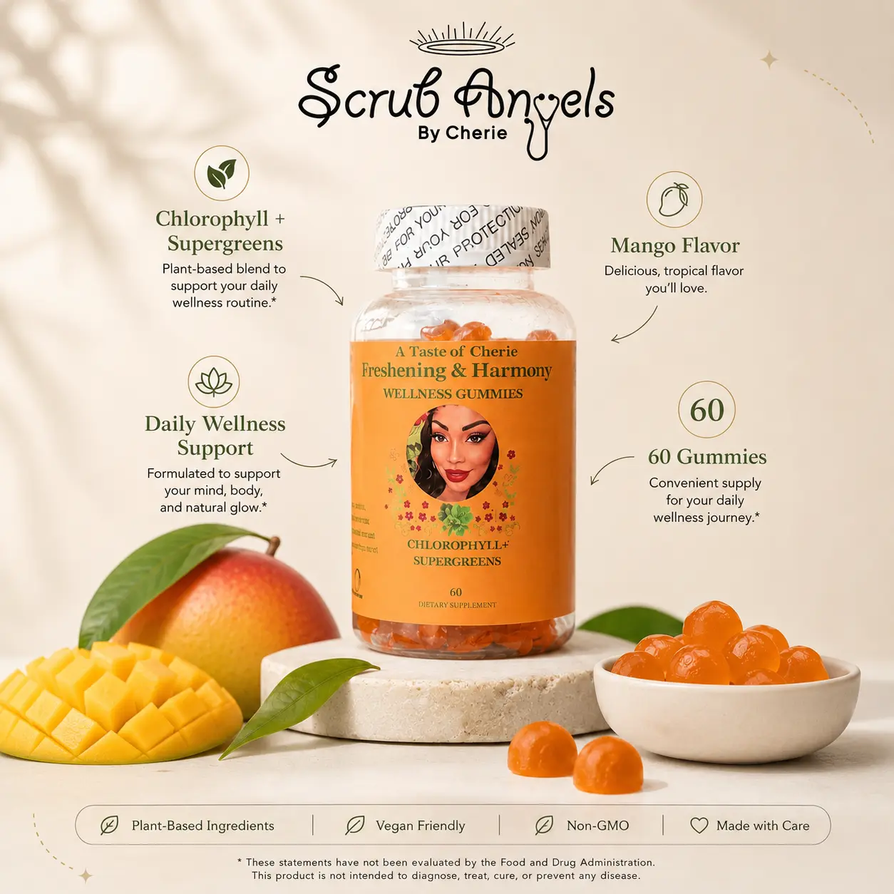 Scrub Angels - Refreshing & Harmony Chlorophyll Gummies