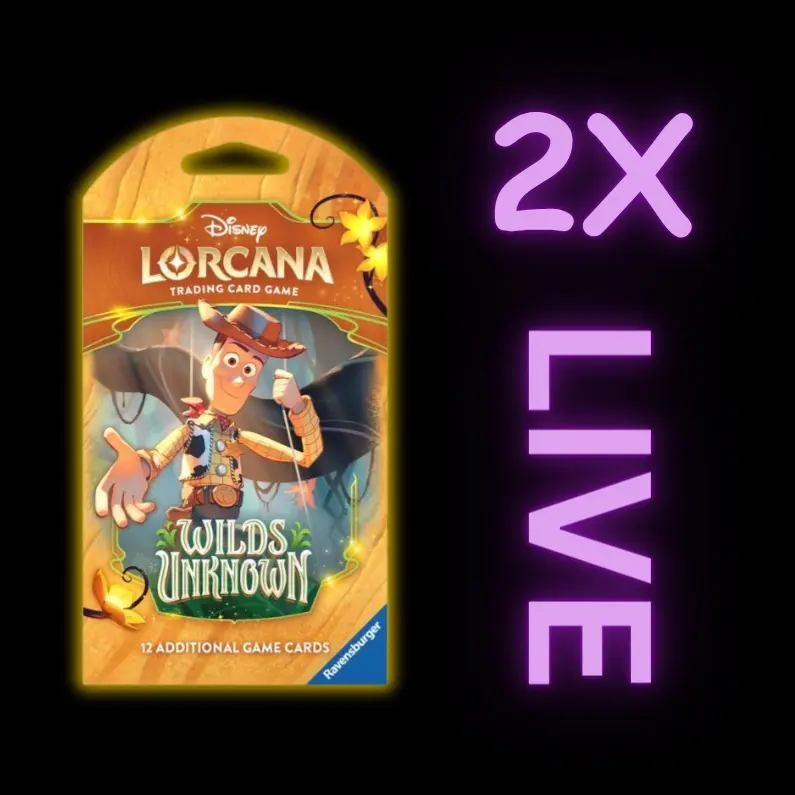 Wilds Unknown Pack Bundle (2 Pack) | Lorcana TCG | RIPPED LIVE