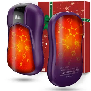 Valentine's Day gift  Magnetic Rechargeable Hand Warmers (2-Pack) UL-Certified with 3 Intelligent Fast Heating Gears,AI Temperature Control, Ultra-Thin & Portable Design. Suitable for Outdoor Activities (Skiing, Hunting, Golf, Camping)