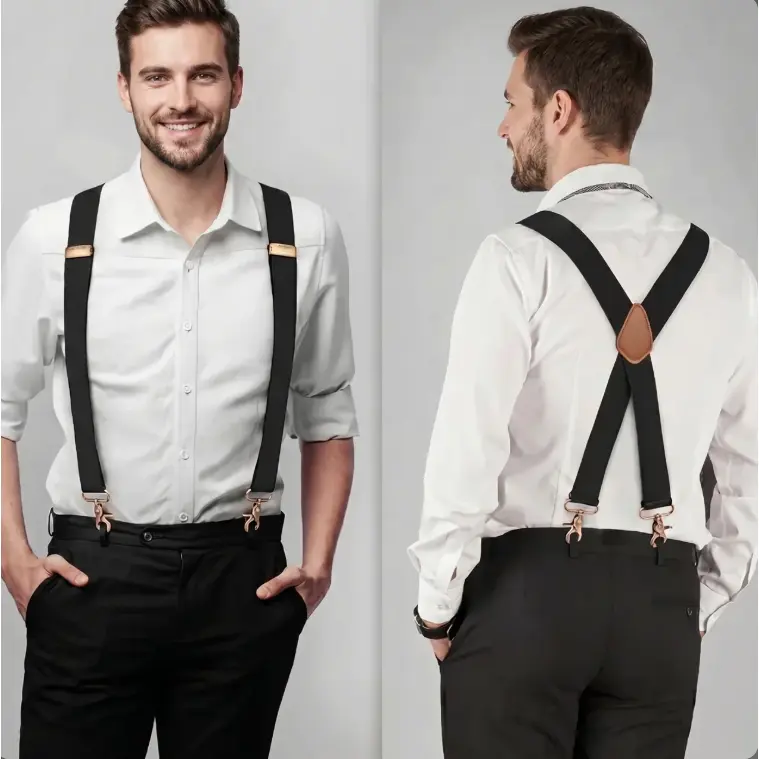 1.4” Elastic Suspenders – Tough Support for Workwear
