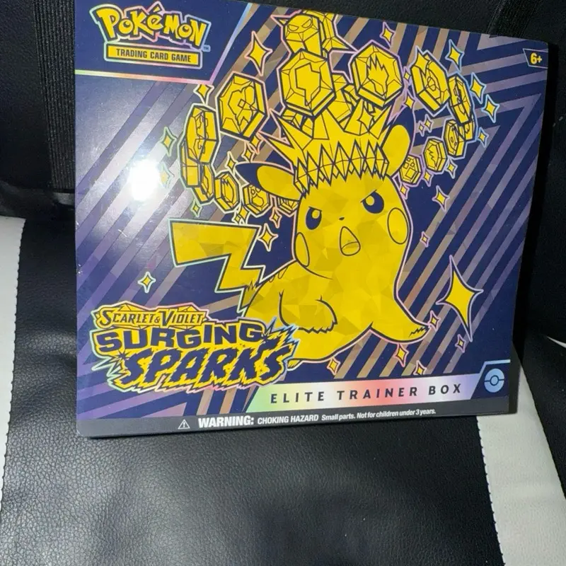 Pokémon Scarlet & Violet Surging Sparks Elite Trainer Box - Official Trading Card Game Set for Collectors