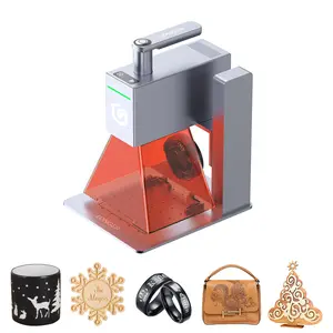 Longer Nano Portable Laser Engraving Machine - 5000mm/s High Speed, 6W Laser Output Power, 0.05mm Precision, Suitable for Wood, Acrylic, Leather, Fabric, Metal, Ceramic, DIY Projects