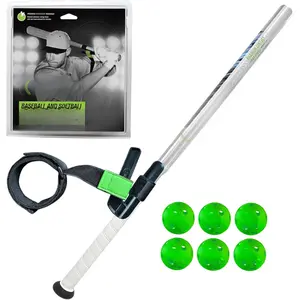 Baseball & Softball Swing Trainer + Speed Stick  Bat + 6 Plastic  Balls
