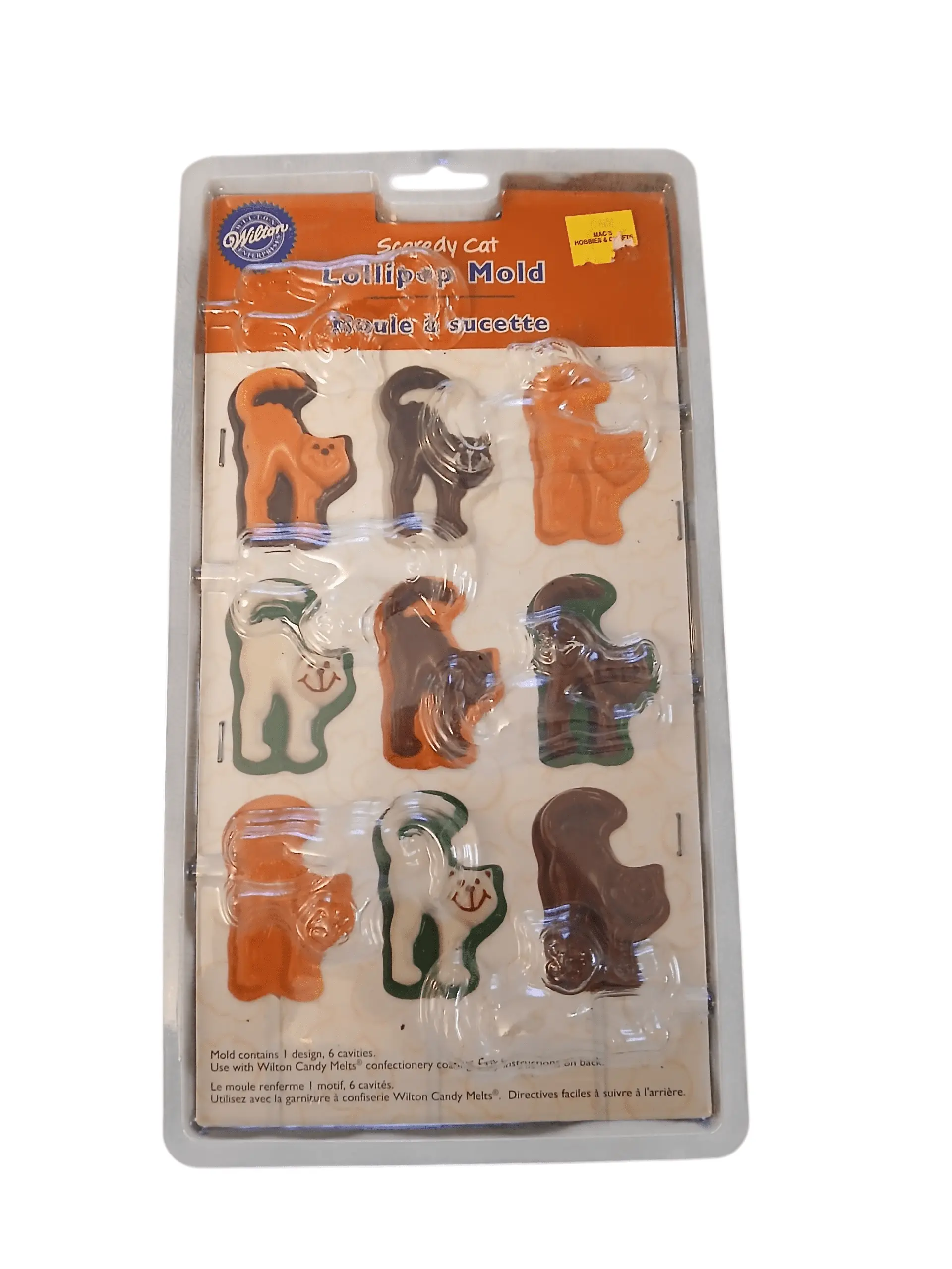 Wilton Cat lollipop mold