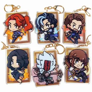 6 Ops Expedition 33 Acrylic Keychain, Verso Maelle Lune Sciel Monoco Gustave Esquie Bag Charms