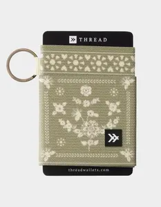 THREAD  Womens Elastic Wallet, Olive