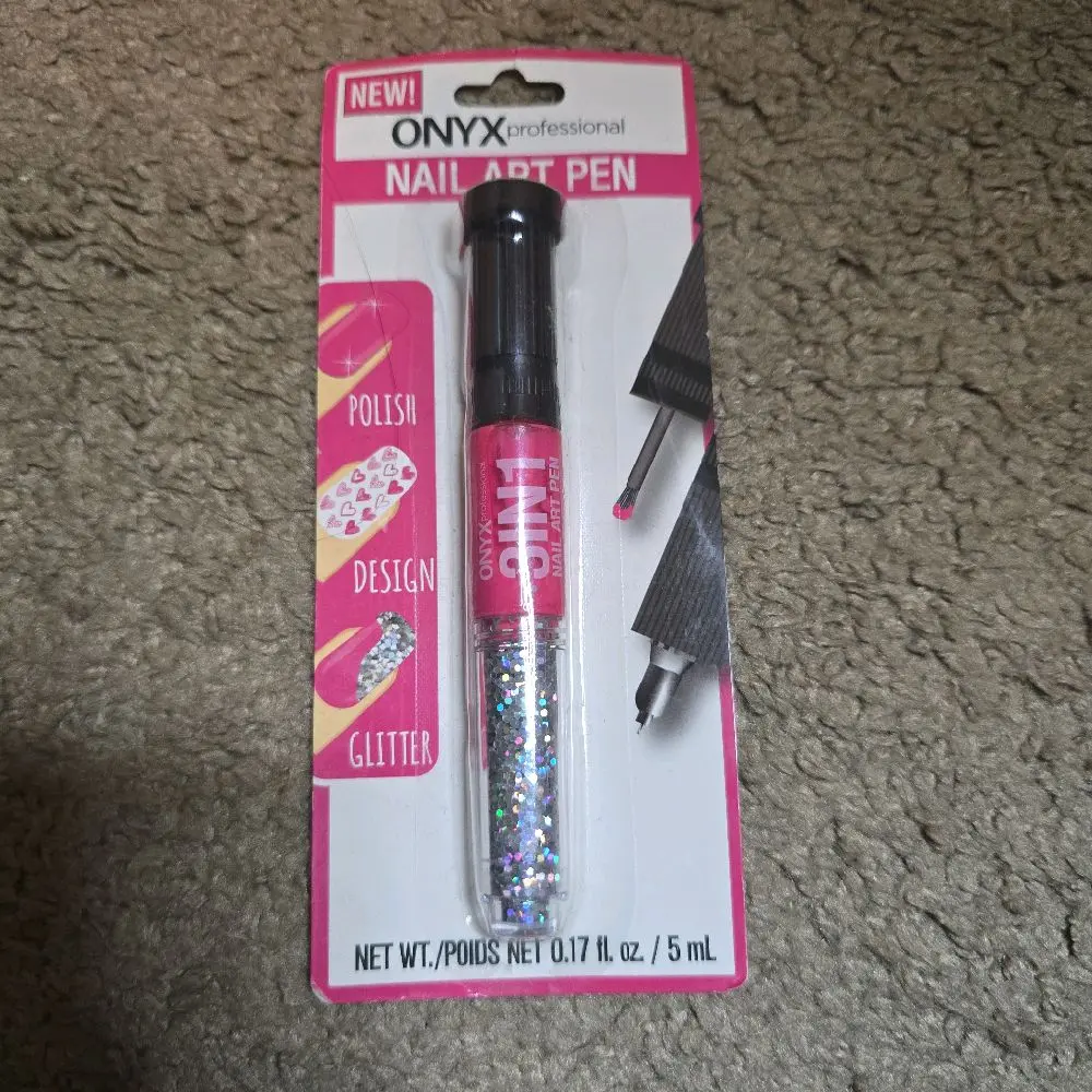 Onyx Professional Nail Art Pen - Glitter Design Polish 0.17 fl oz / 5 mL