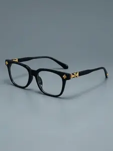 Designer Style Neutral Sunglasses, Transparent Frame with Luxury Metal Hinges, Casual Graphic Pattern, Suitable for All Seasons