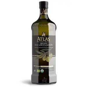 Atlas 1 LT Cold Press Extra Virgin Olive Oil with Polyphenol Rich from Morocco | Newly Harvested Unprocessed from One Single Family Farm | Moroccan Organic EVOO Trusted by Award-Winning Chefs