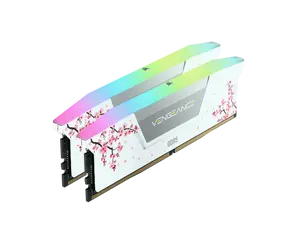 CORSAIR Vengeance RGB 32GB (2 x 16GB) 288-Pin PC RAM DDR5 6000 (PC5 48000) Desktop Memory Model CMH32GX5M2B6000Z30WCB