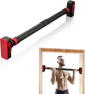 Doorway Pull-Up Bar – No Drilling, Adjustable Width, 440lbs Heavy Duty Home Gym Trainer