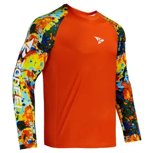 RODEEL 902 Long Sleeve Shirts Men UPF 50+ Sun UV Protection Lightweight Quick Dry Moisture Wicking Breathable Cooling Activewear for Outdoor Sport Gym Workout Hiking Camping Running Fishing Boating Construction Landscaping, Holiday Gift