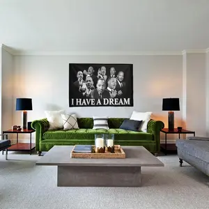 Martin Luther King Jr Day Photo Backdrop I Have A Dream Tapestry Art Prints Wall Painting Artworks Tapestries Hanging Picture Gift Bedroom Living Room Dorm Kitchen Home Decor