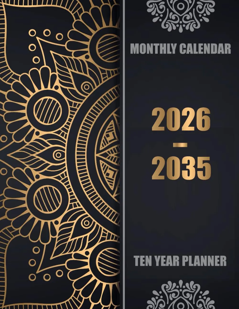 2026-2035 Ten Year Planner Monthly Organizer With Holidays