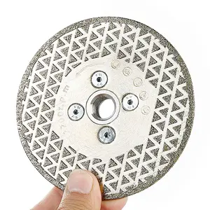 4.5" 115MM Double-Sided Electroplated Diamond Blade - Angle Grinder Disc for Grinding, & Renovating Concrete, Marble, Stone Tool Accessories
