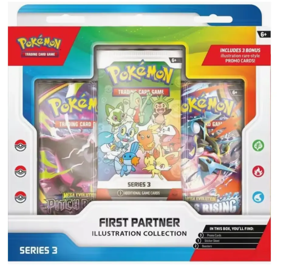 Pokémon TCG: First Partner Illustration Collection Box (Series 3)