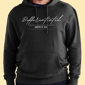 Differentiated Supply Co. Unisex Hoodie with Front Pocket & Drawstring Hood for Everyday Wear Comfortable Fit Cozy Style