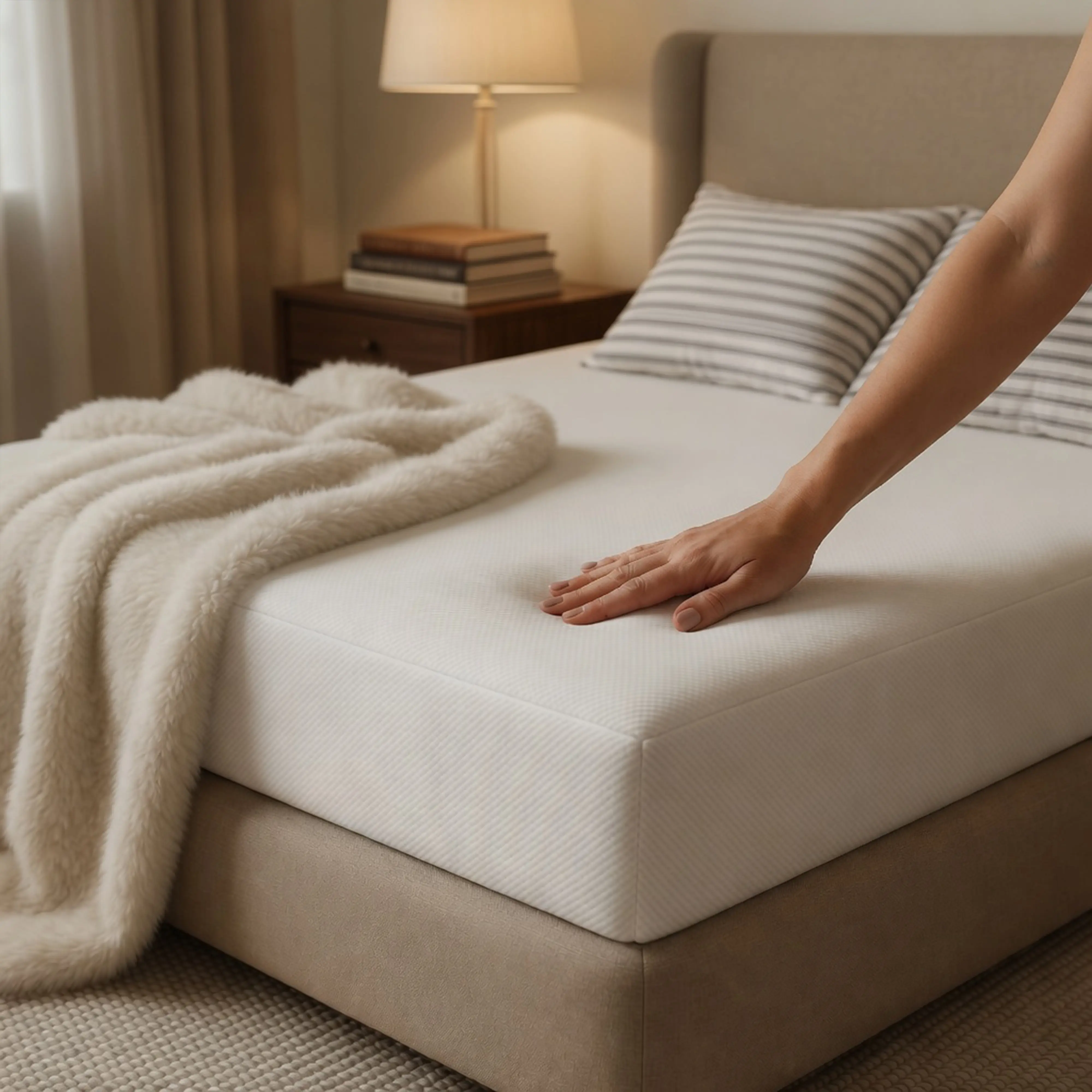 【Summer Sale】6-Inch Foldable Memory Foam Cloud Mattress for Adults - Ultra-Soft Support, Breathable Skin-Friendly Fabric, Compressed Easy-Carry Design, Durable Household Sleeping Pad (Multiple Sizes: Single, Full, Queen, King), Foldable Mattress
