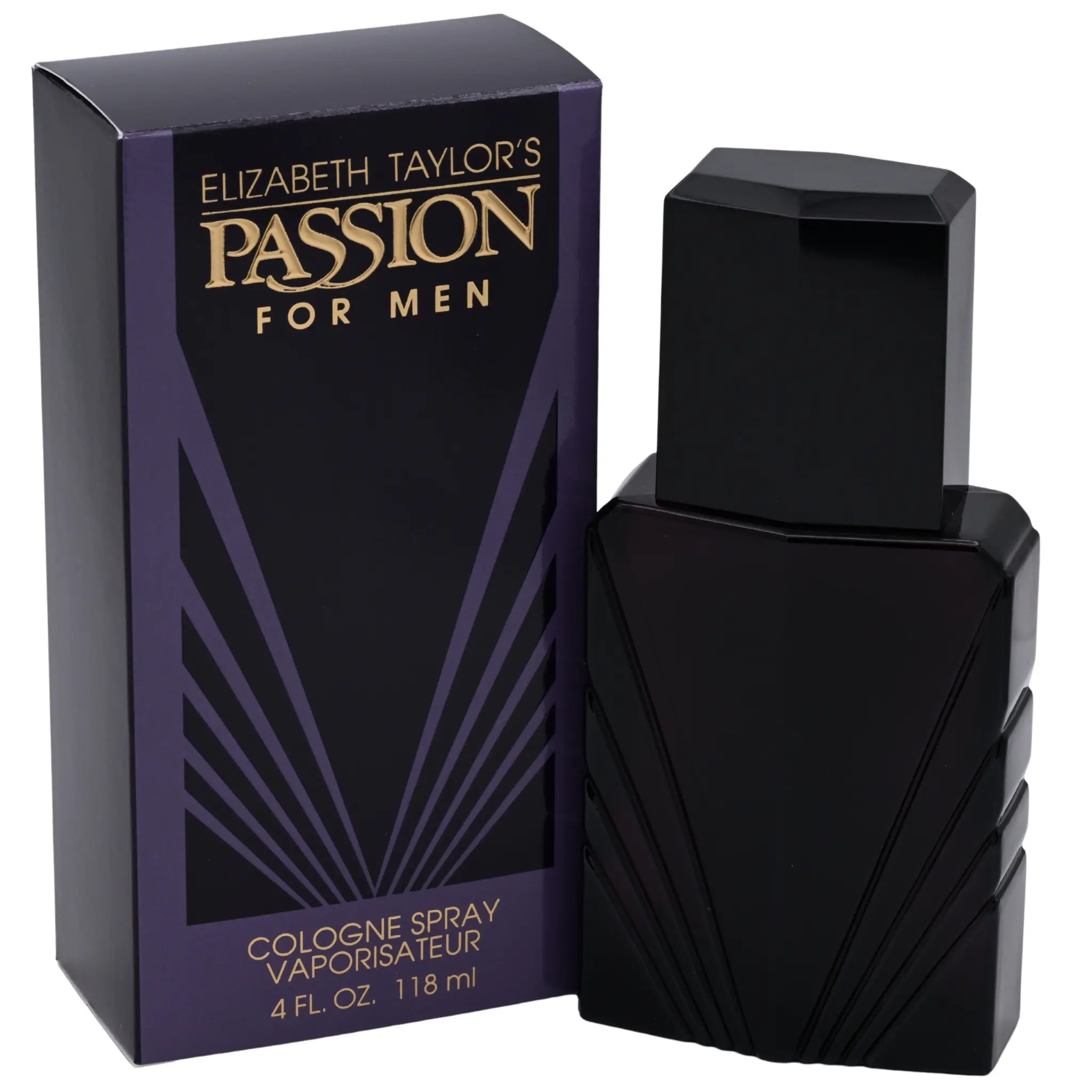 Elizabeth Taylor PASSION Orange-Flavored Citrus Fragrant Alcohol-Based Men's Cologne, 4.0 oz EDC, Boxed New in Box, Citrus Men's Fragrance, Alcohol-Based Men's Fragrance