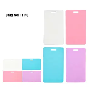 1 PC Erasable Badge Sticky Note, Reusable Silicone Badge Buddy, Ballpoint Pen Writable And Alcohol Wipeable Surface, Lightweight Vertical Or Horizontal ID Card Badge Reel Notepad, Quick Notes for Nurses And Doctors