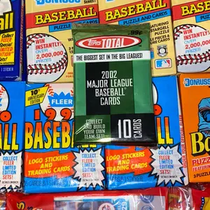 Topps 2002 unopened baseball pack