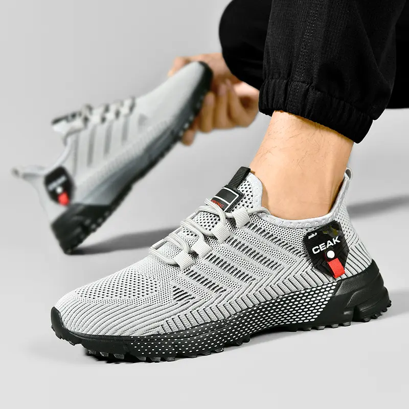 Men's mesh breathable casual running shoes, soft-soled shock-absorbing comfortable sports casual shoes, outdoor walking shoes,shoes for back to school,back to school shoes