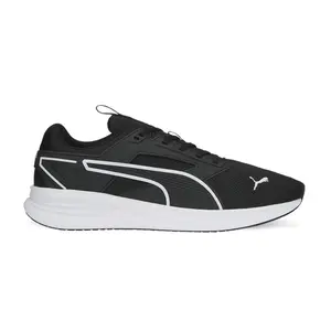 PUMA Mens Transport Cage Running Sneakers Shoes - Black