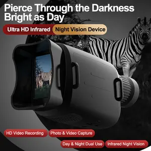 NORWILL 2025 High-Definition 1080P Infrared Night Vision Monocular USB Charging Night Shooting Photography Hunting Camping Memory Card Compatible Home Gift wifi  cameras