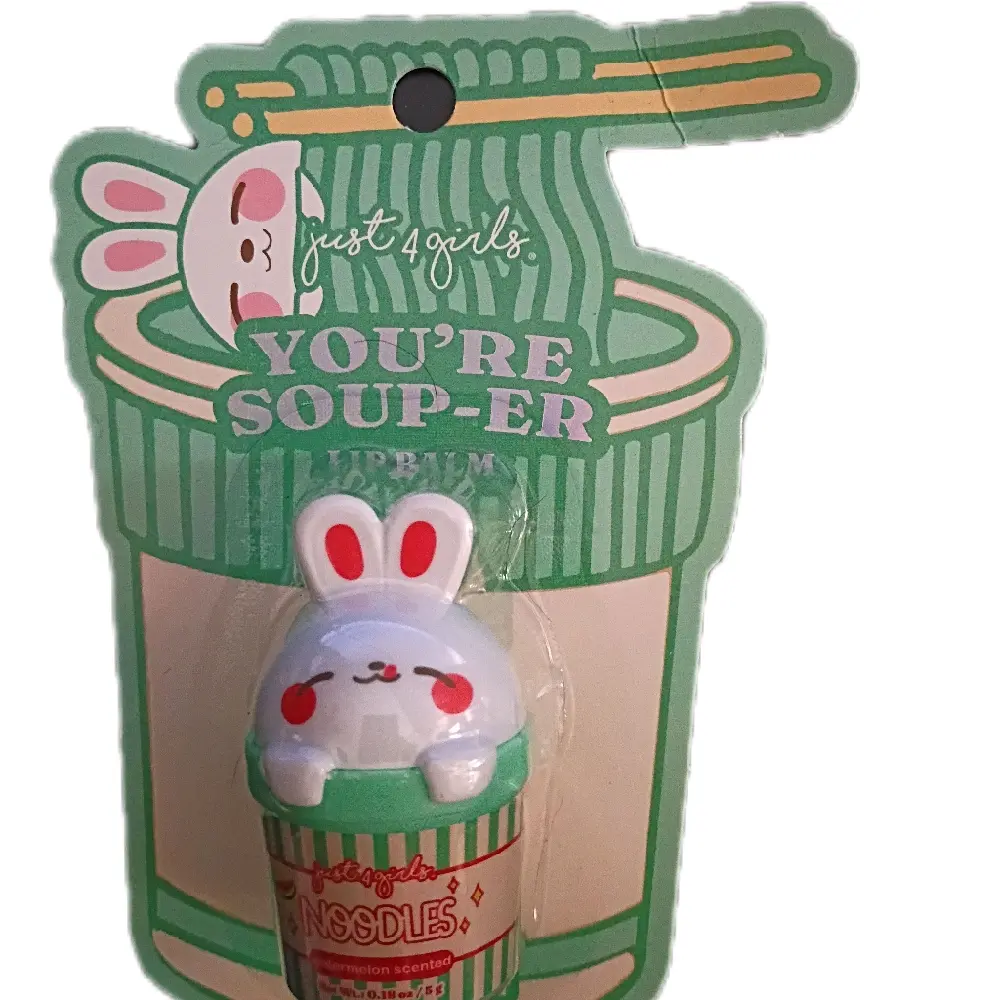 Just 4 Girls You're Soup-er Lip Balm Infused with Watermelon Scent for Everyday Use Moisturizes Lips and Smells Fresh
