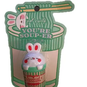 Just 4 Girls You're Soup-er Lip Balm Infused with Watermelon Scent for Everyday Use Moisturizes Lips and Smells Fresh