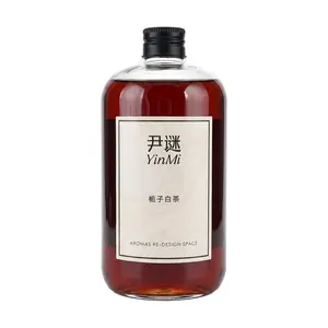 Yinmi Fragrance Oil Refill - Gardenia White Tea Scent, Flameless Reed Diffuser Replacement Liquid for Home Aroma